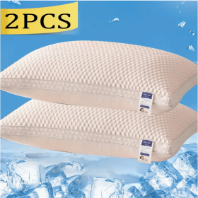 Cooling Breathable Tofu Pillows 2 PACK (Option: Pink)