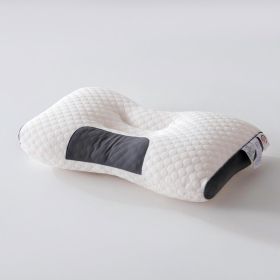 Soft Knitted Neck Pillow - Adjustable Ergonomic Orthopedic Contour Support, High Quality Pillow Core, For Sleeping Comfort (Option: White)